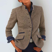 Elegant vest met opstaande kraag voor dames