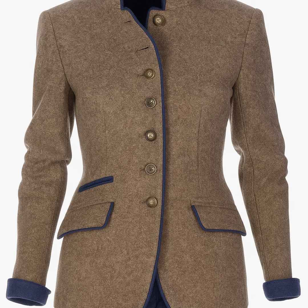 Elegant vest met opstaande kraag voor dames