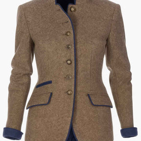 Elegant vest met opstaande kraag voor dames