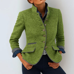 Elegant vest met opstaande kraag voor dames