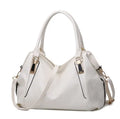 Borsa a Mano in Pelle Donna Bianca - Versatile ed Elegante - Pelle PU