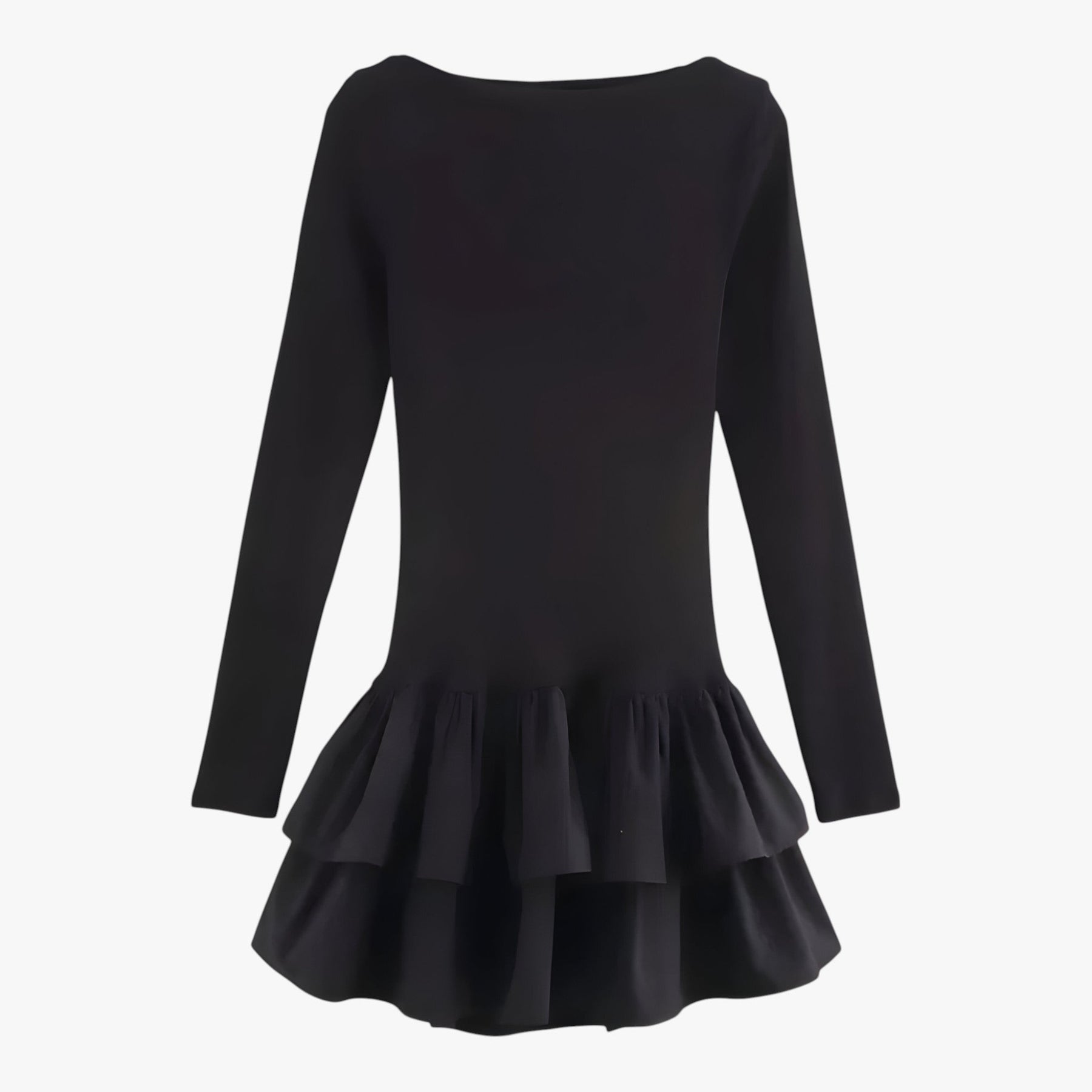 Dress : Celeste | Minijurk met lange mouwen - Trends en stijl in van Pantino