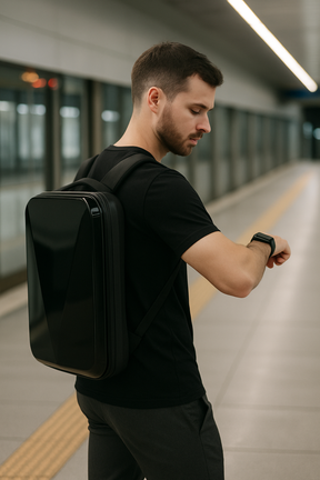 bags : Dimitri | Diefstalbestendig rugzak met harde schaal voor laptop in van Pantinoshop