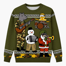 Sweaters: Truien : Foute Kersttrui Heren met Dierenontwerp in Ontwerp 6 van Pantino