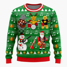 Sweaters: Truien : Foute Kersttrui Heren met Dierenontwerp in Ontwerp 4 van Pantino