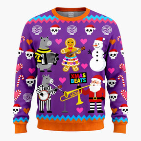 Sweaters: Truien : Foute Kersttrui Heren met Dierenontwerp in Ontwerp 3 van Pantino