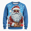 Heren Casual Kerstsweater met Muziekpatroon