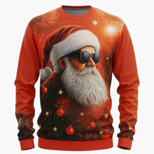 Sweaters: Truien : Heren Casual Kerstsweater met Muziekpatroon in Ontwerp 2 van Pantino