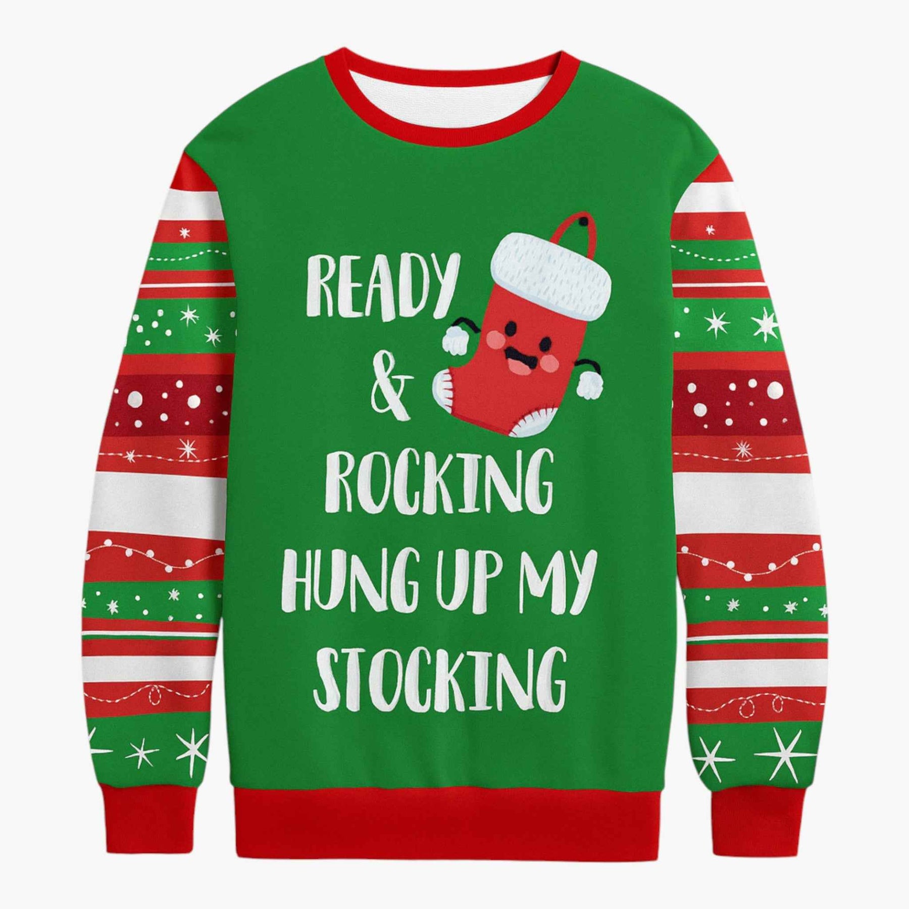 Sweaters : Heren Foute Kersttrui met Rendierprint in Trui 3 van Pantino