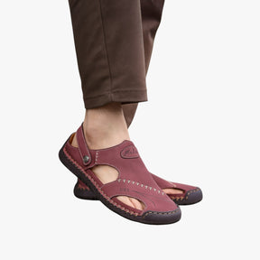 Zomersandalen voor heren - Ademend leer en antislipzool voor een vleugje stijl