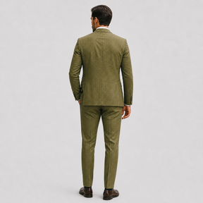 Elegant Zomers Slim Fit Herenpak van Linnen - Perfect voor Ceremonies en Evenementen