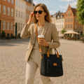 Torba 2 w 1 - tam, gdzie moda spotyka funkcjonalność - szara