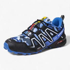 outdoor equipment : Kurt - Comfortabale heren hike trekking schoen in Blauw van Pantino