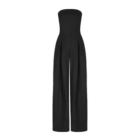 Ærmeløs dameheldragt i polyester, elegant og behagelig