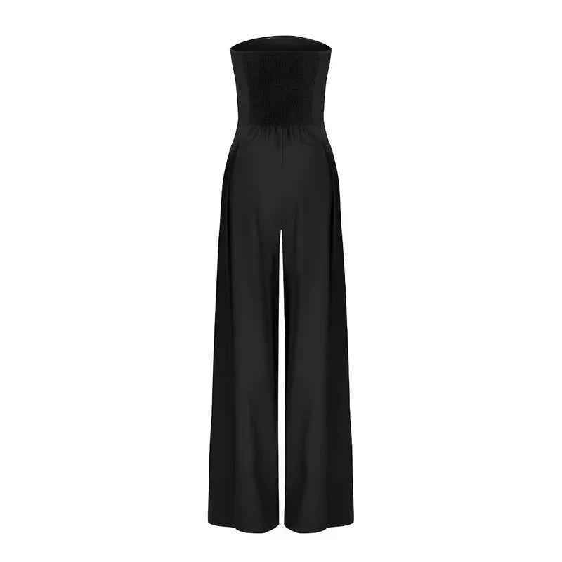 Combinaison Femme sans manches en polyester, élégante et confortable