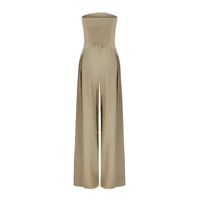 Combinaison Femme sans manches en polyester, élégante et confortable