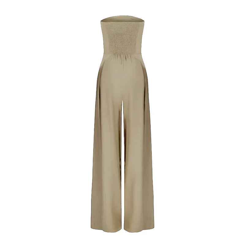 Combinaison Femme sans manches en polyester, élégante et confortable