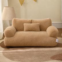 pets : WarmSofa - Kalmerende Sofa voor Huisdieren - Khaki in Khaki van Pantino