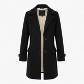 Clothes : Conti | Elegante winterjas voor dames in Zwart van Pantino