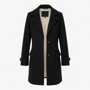 Clothes : Conti | Elegante winterjas voor dames in Zwart van Pantino