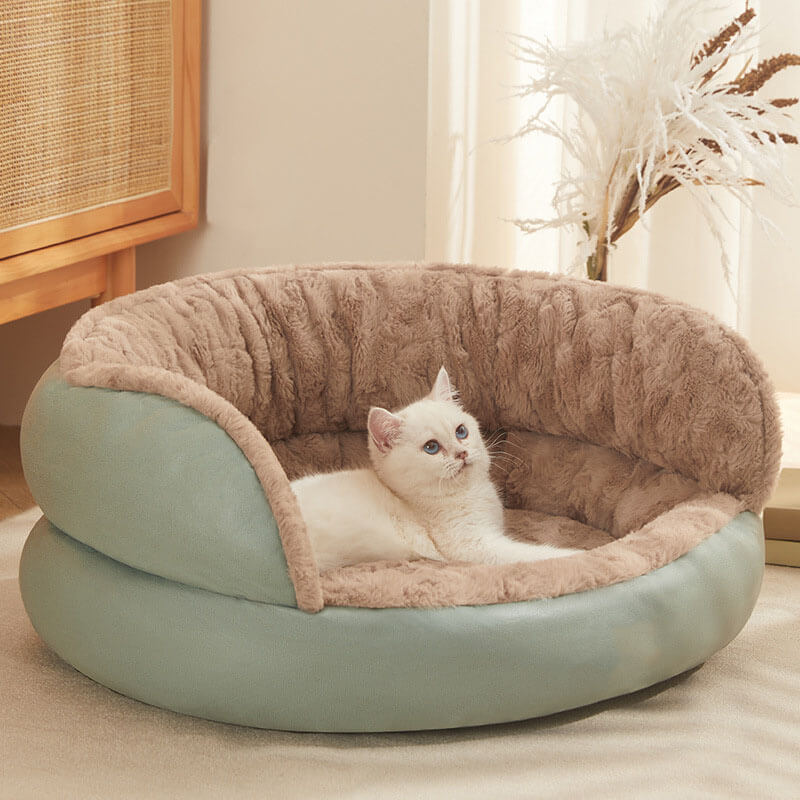 Knusse Donut Hondenmand - Pastelgroen - - Pet Bed - Pantino