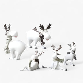Noor | Elegante Witte Hert Decoratie - €25 : Noor | Elegante Witte Hert Decoratie in van Pantino