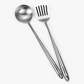 Kitchen Utensils : Roestvrij staal keukenapparatuur | Betrouwbaar, veelzijdig kookgerei in Soeplepel + Lepel met klap van Pantinoshop