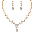 Set de Joyas de Cristal para Mujer - Oro