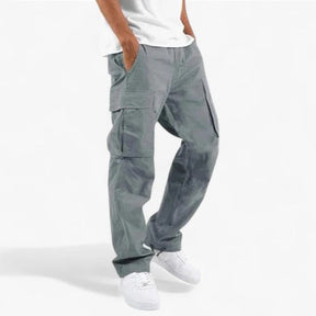 Men's Pants : Daan | Cargobroek in Grijs van Pantino