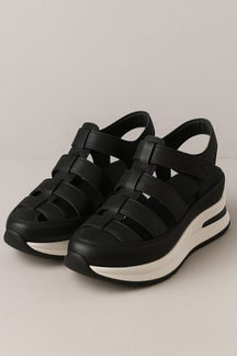(Pinterest) Dames Sandalen : Kimberly | Dames Comfortabele Antislip Sandalen in Zwart N van Pantino