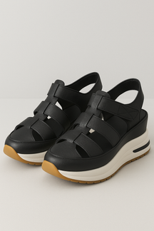 (Pinterest) Dames Sandalen : Kimberly | Dames Comfortabele Antislip Sandalen in Zwart M van Pantino