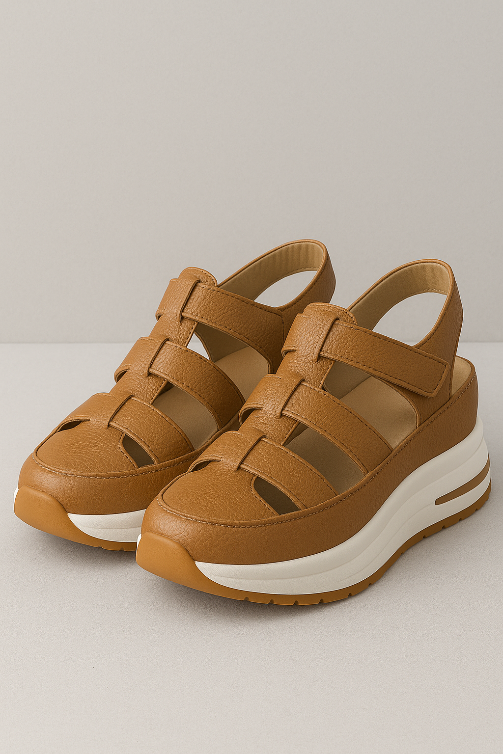 (Pinterest) Dames Sandalen : Kimberly | Dames Comfortabele Antislip Sandalen in Bruin van Pantino