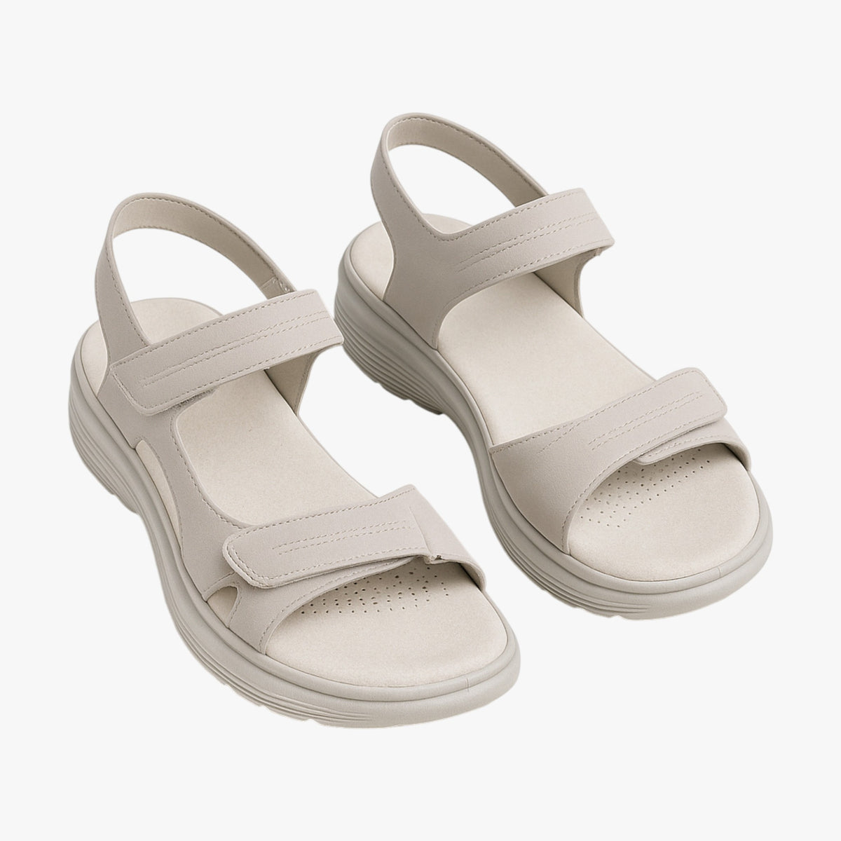 Dames Sandalen : Sofia | Dames Comfortabele Sandalen met Klittenband in van Pantino