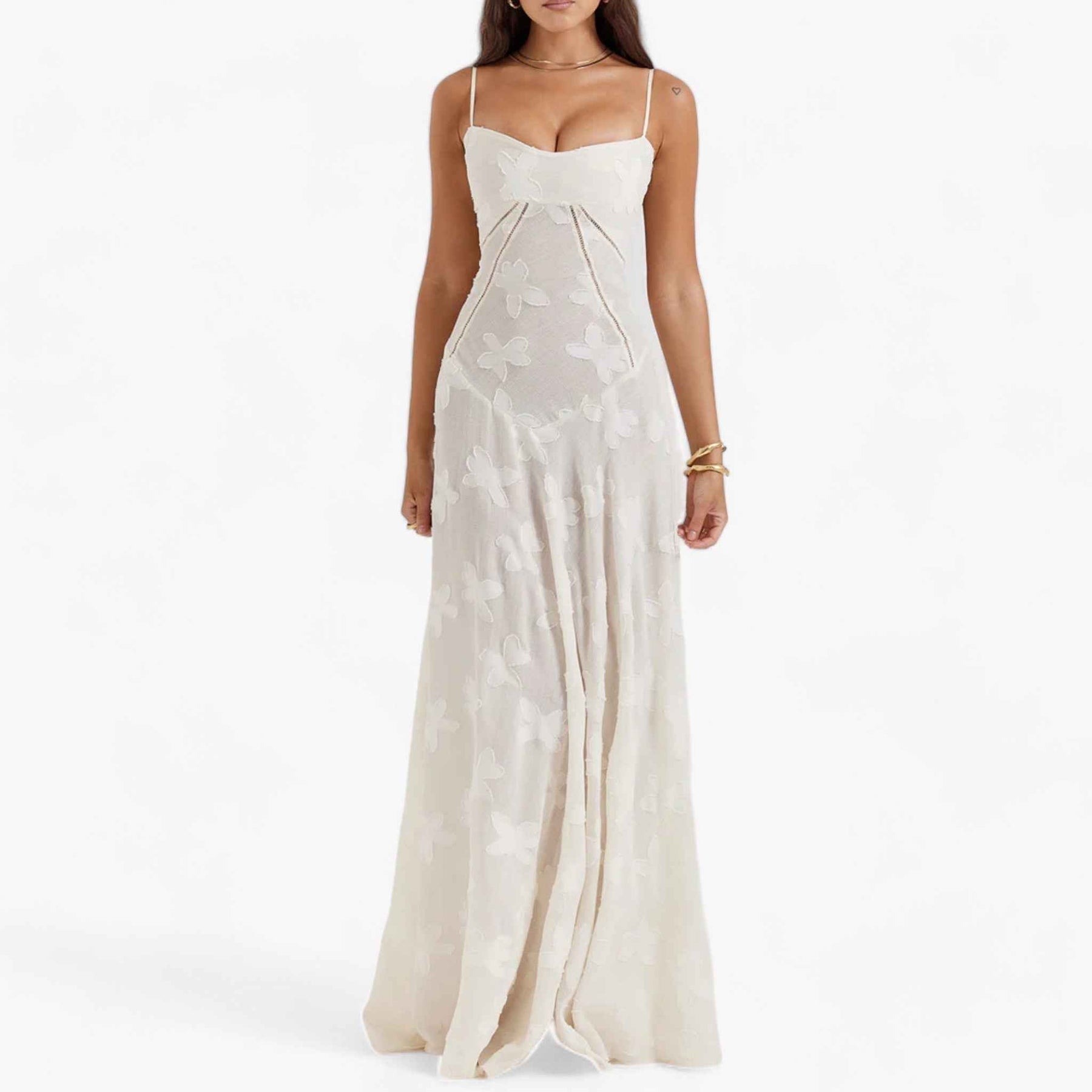 Damesjurken : Ariel | Korsetjurk - Benadrukt Uw Rondingen Zonder Moeite in Wit van Pantino