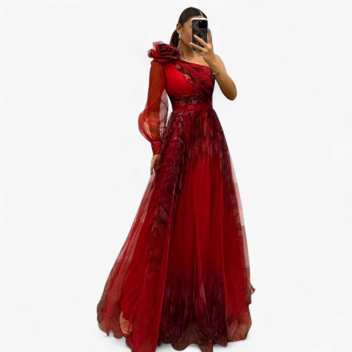 Jurken : Alma | Dames Elegante Lange Maxi Jurk in van Pantino