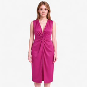 Women's Dress : Martha | Dames Elegante Maxi Jurk met Split in van Pantino