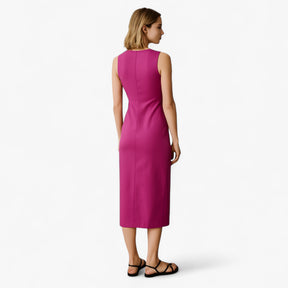 Women's Dress : Martha | Dames Elegante Maxi Jurk met Split in van Pantino