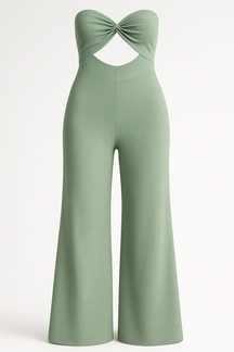 Jumpsuits en Rompers : Brenda | Dames Elegante Jumpsuit voor Elke Gelegenheid in Groen van Pantino