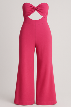 Jumpsuits en Rompers : Brenda | Dames Elegante Jumpsuit voor Elke Gelegenheid in Fuchsia van Pantino