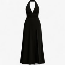 Women's Dress : Alice | Dames Elegante Zomerjurk Zonder Mouwen in Zwart van Pantino