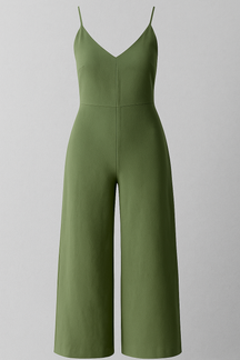 (Pinterest) Jumpsuits : Maribel | Dames Jumpsuit Zonder Mouwen in Groen van Pantino
