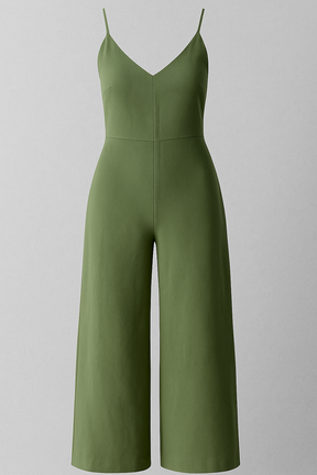 (Pinterest) Jumpsuits : Maribel | Dames Jumpsuit Zonder Mouwen in Groen van Pantino