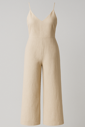 (Pinterest) Jumpsuits : Maribel | Dames Jumpsuit Zonder Mouwen in Beige van Pantino