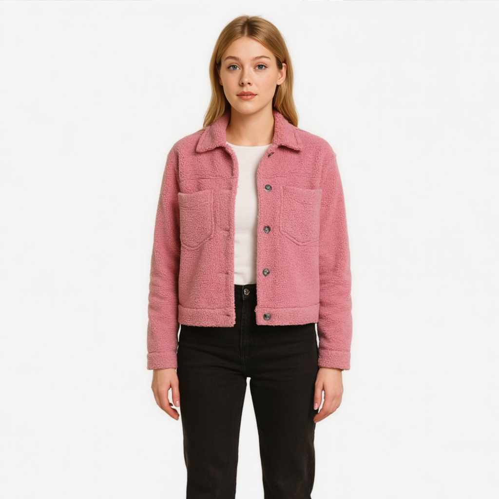 Damesbuitenjassen : Aria | Dames Kwartrits Wollen Jasje voor Koude Dagen in van Pantino