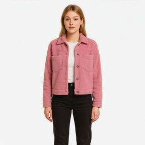 Damesbuitenjassen : Aria | Dames Kwartrits Wollen Jasje voor Koude Dagen in van Pantino