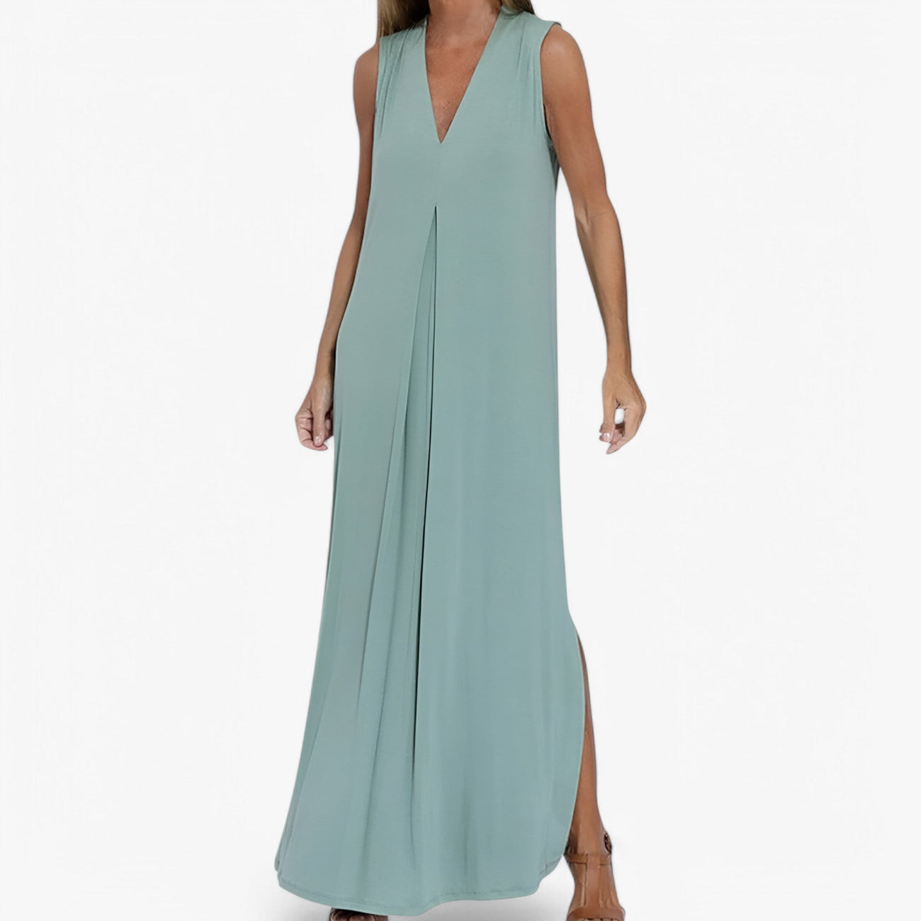 Lange Zomerjurk View Groen Bloemen solar charmm solar fashion zomerjurk Lange Zomerjurk View Groen Bloemen solar charmm solar fashion zomerjurk