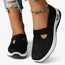 Dames Instap Schoenen : Clare | Zachte schoenen – Lichtgewicht en Schokabsorberend in Zwart van Pantino