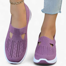 Dames Instap Schoenen : Clare | Zachte schoenen – Lichtgewicht en Schokabsorberend in Paars van Pantino