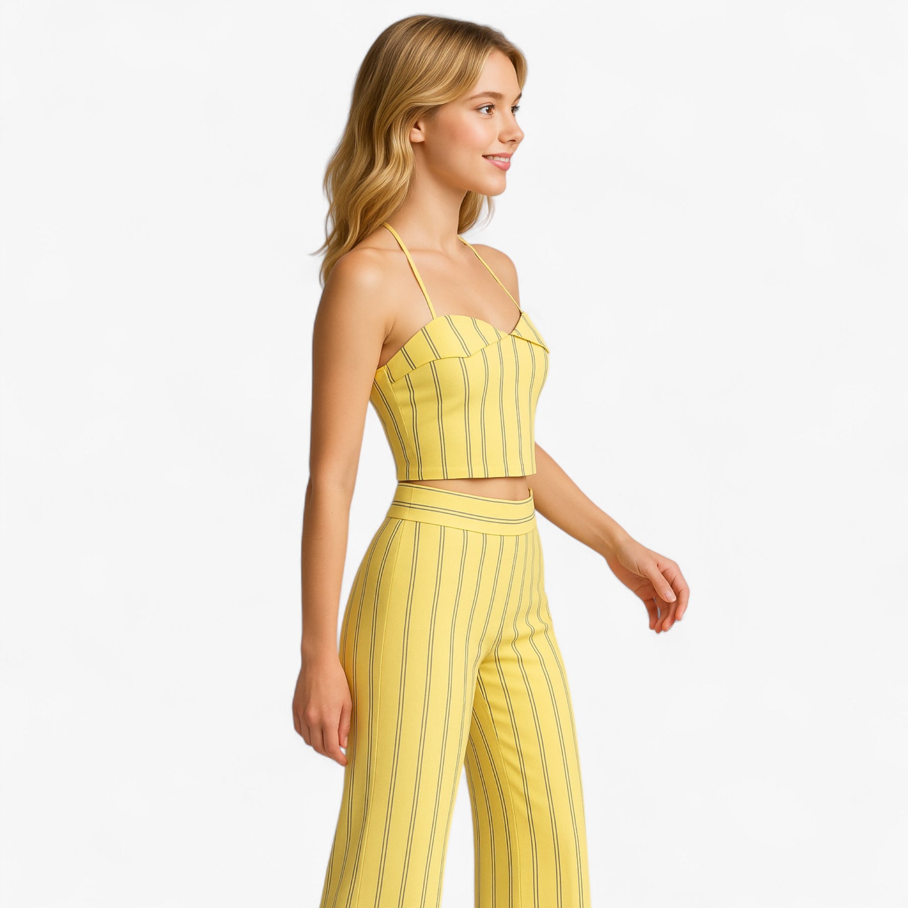 Women Set : Camila | Dames Lichtgewicht Zomer Set met Top en Broek in van Pantino