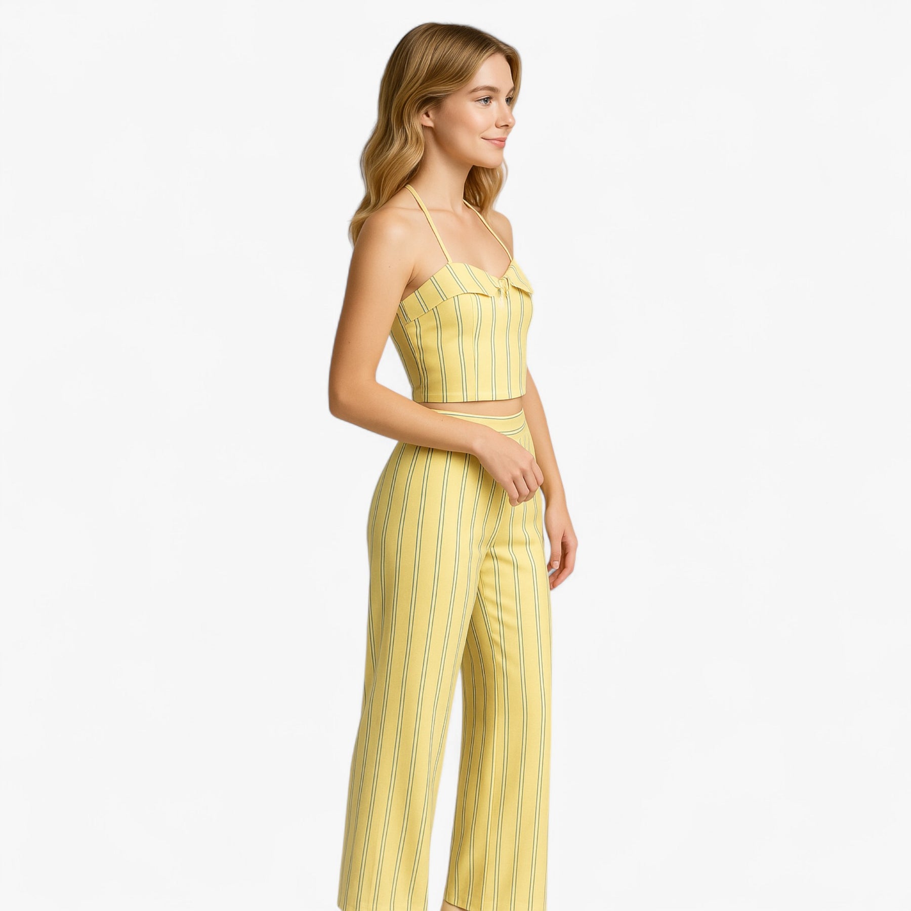 Women Set : Camila | Dames Lichtgewicht Zomer Set met Top en Broek in van Pantino